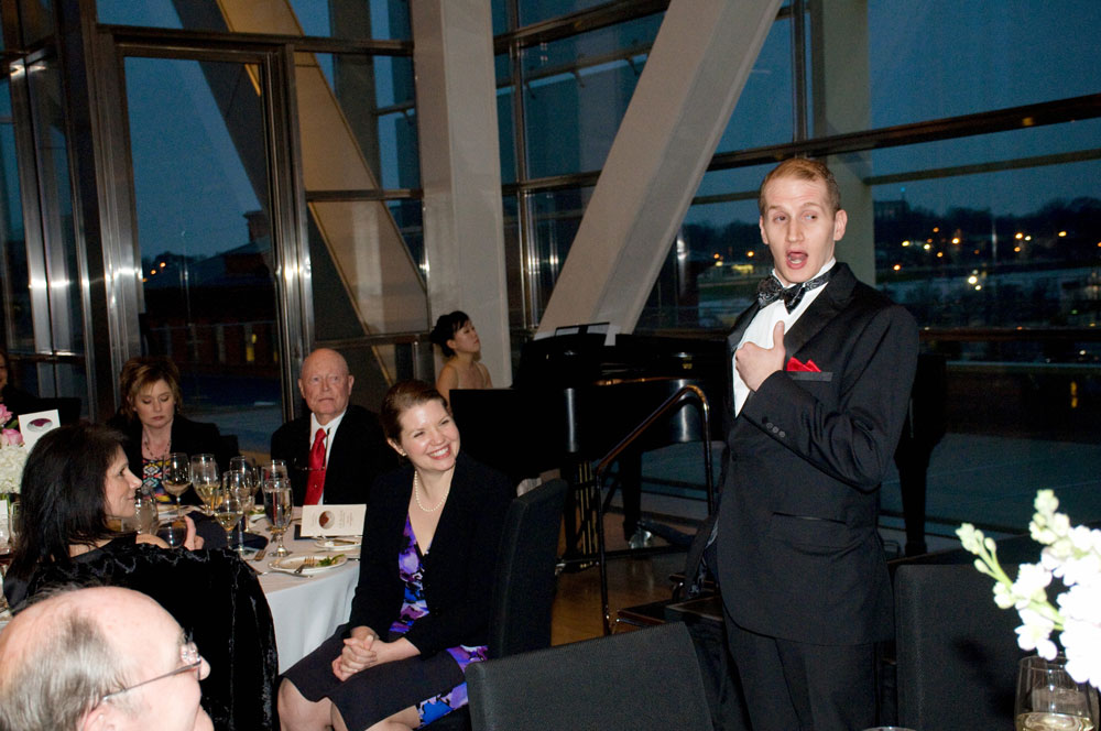 Daniel Foltz-Morrison (tenor) sings during Opera Gala 2015.
