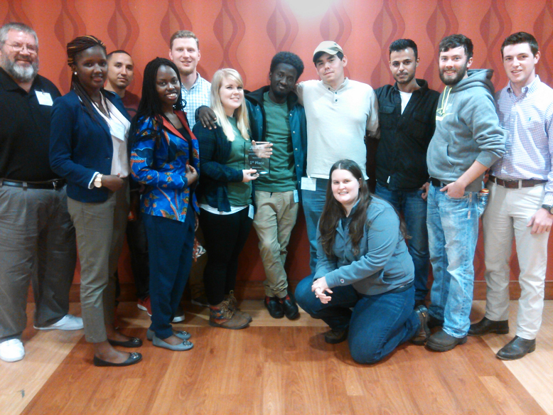 A group shot of the UALR students who attended the conference.