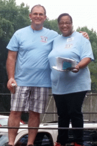 Matt Stone (left) and Janice White (right) serve as co-chairs of Camden's Unity in the Community Committee. 