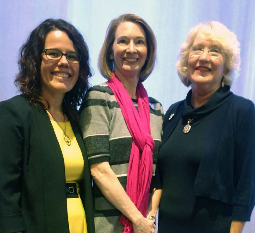 STEM Starters+ researchers including from left Dr. Jill L. Adelson, external evaluator, University of Louisville, Kristy Kidd, project director, Jodie Mahony Center, University of Arkansas at Little Rock Dr. Ann Robinson, principal investigator, Jodie Mahony Center, School of Education, University of Arkansas at Little Rock