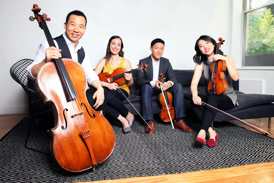 The Parker Quartet. Photo by Jamie Jung.