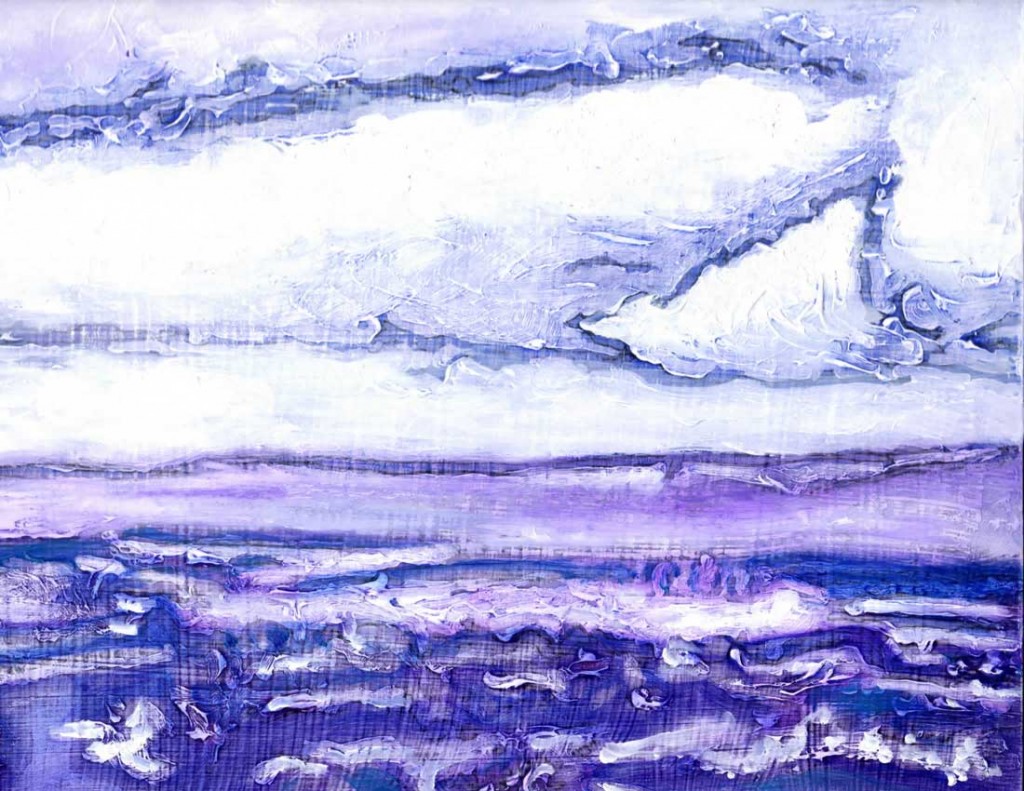 Brad Cushman's painting, "Rivercrest II" 