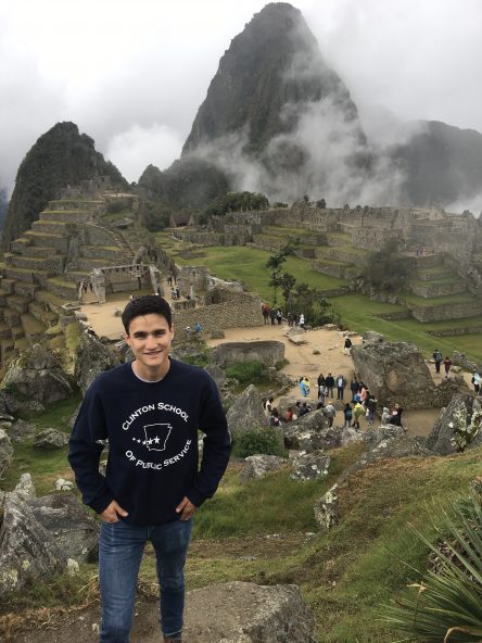 Brandon Trevino works with indigenous women in Peru while volunteering with the nonprofit organization, Awamaki.