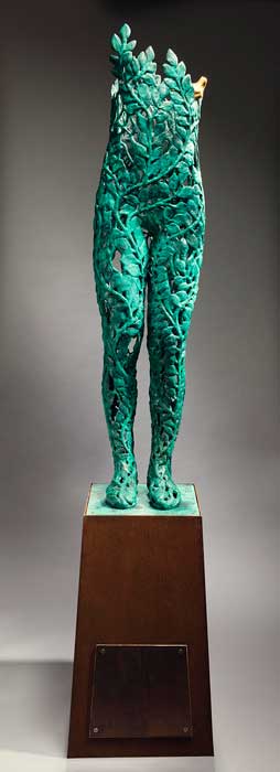 Michael Warrick's sculpture, "Youth."