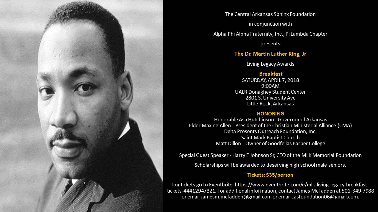 MLK Breakfast advertisement 2018