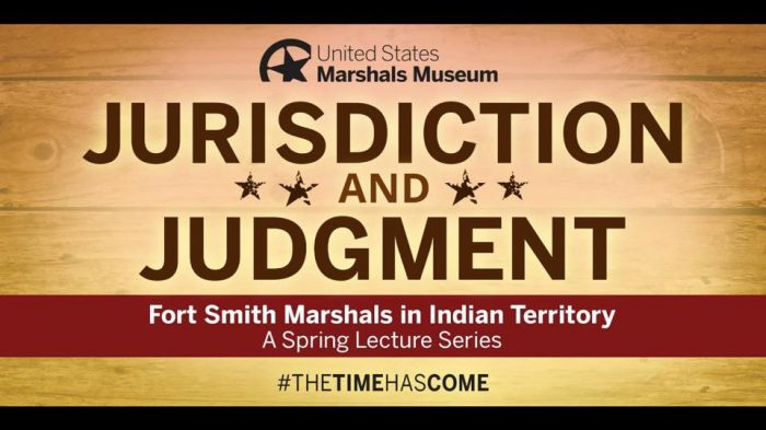 The UA Little Rock Sequoyah National Research Center will host a watch party for the United States Marshals Museum Spring Lecture Series May 7 at the Bailey Alumni and Friends Center.