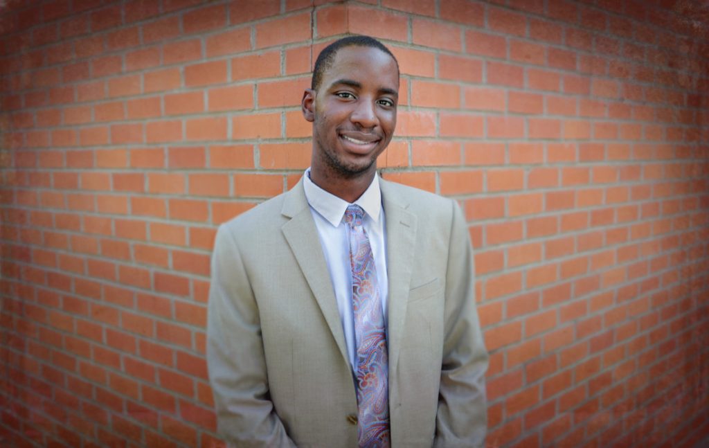 UA Little Rock student Jared Stoval is one of 30 students chosen nation wide as a Forbes 30 Under 30 Scholar. Photo by Ben Krain.
