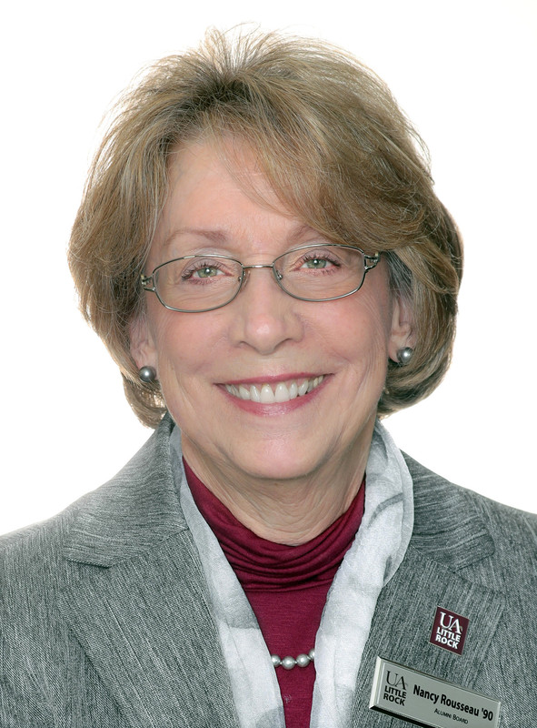 UA Little Rock Alumni Association Board of Directors member Nancy Rousseau. Photo by Ben Krain.