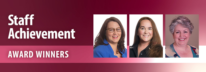 Heather Reed, director of student retention initiatives, has received the Ben Fry Service to UA Little Rock Award. Additionally, Kelly Rigby, project coordinator, has received the Staff Achievement Award for Community Service. Tina Medlock, director of communications at William H. Bowen School of Law, has received the Staff Achievement Award for Personal Growth.