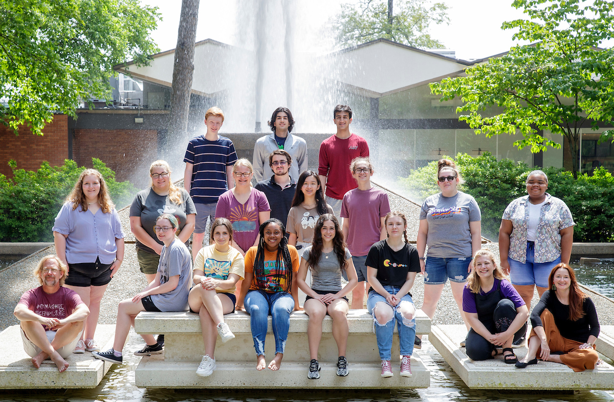 The new freshmen class of the UA Little Rock Donaghey Scholars program. Photo by Ben Krain.