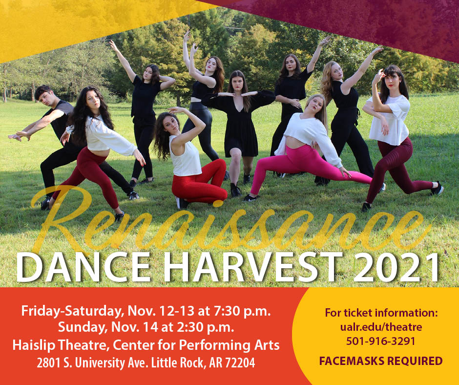 Dance Harvest will take place Nov. 12-14.