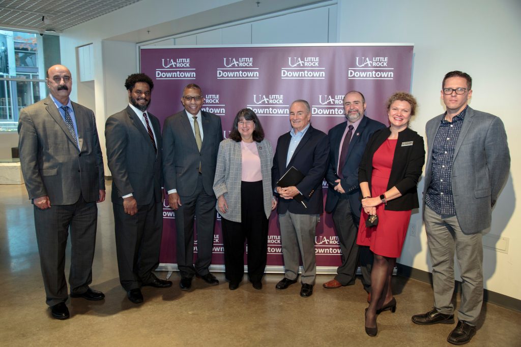 A collaboration with UA Little Rock, UA Pine Bluff, the Forge Institute and Axiom was announced at a press conference Wednesday to establish the Consortium for Cyber Innovation with the purpose of developing and aligning cyber education and growing applied research capabilities in the state.