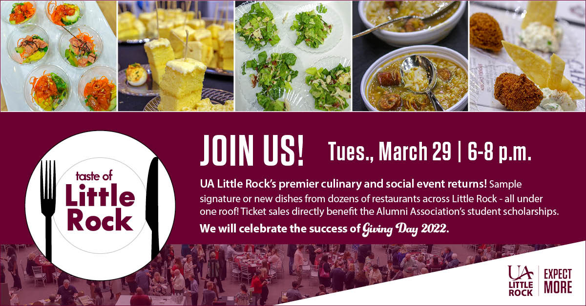 Taste of Little Rock returns on March 29.