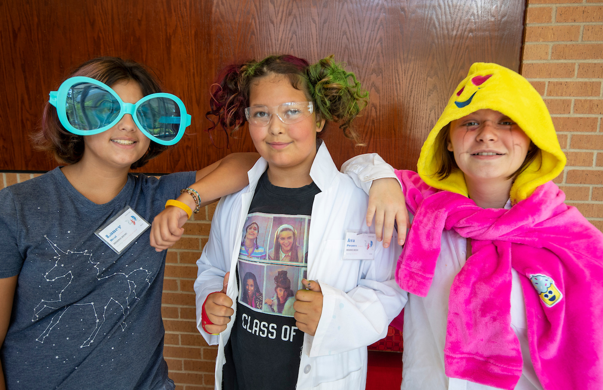 SLUFY camp students write and star in their own play during the Broadway session of the UA Little Rock Summer Laureate University for Youth.