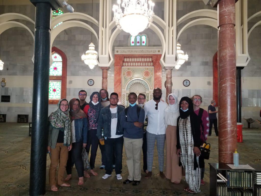 Dr. Rebecca Glazier leads a group of students in the Islam and Migration in Contemporary and Historical Spain course on a study abroad trip in Spain.