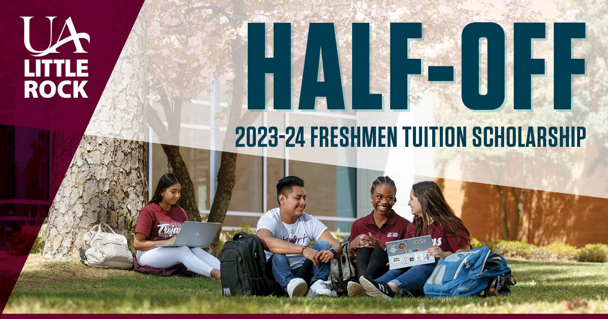 The University of Arkansas at Little Rock is extending its student success initiative that offers half-off course tuition and fees for freshmen who enroll at UA Little Rock for the fall 2023 semester.