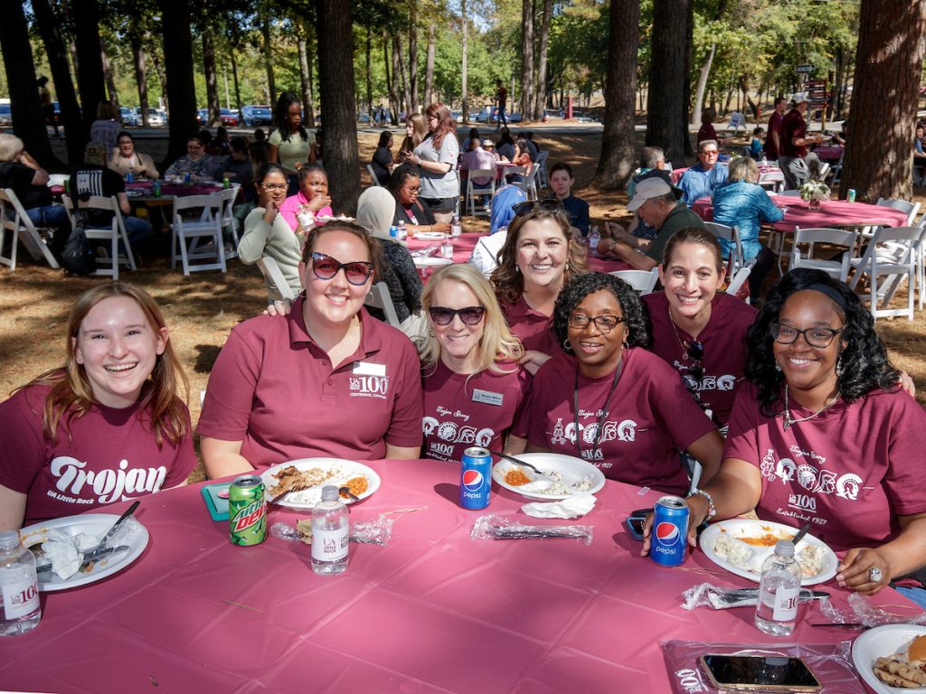 Members of the Communications and Marketing team participate in the 2022 BBQ @ Bailey event.