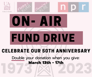 The 2023 Spring Fund Drive will run from March 13-17. UA Little Rock Public Radio has a goal of raising $100,000 and adding 100 new sustaining members to their loyal group of supporters.