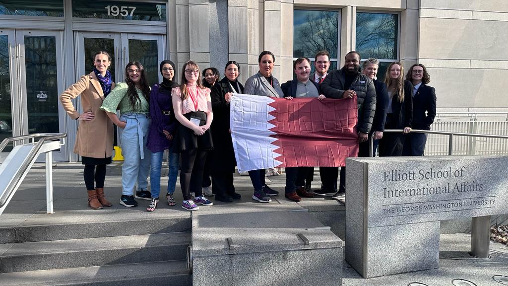 Professor Rebecca Glazier leads a group of UA Little Rock students to the National Model Arab League Conference in Washington, D.C.