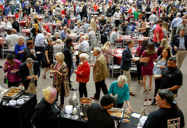 Taste of Little Rock sponsors, food vendors and guests participate in the annual fund raiser to support scholarships.