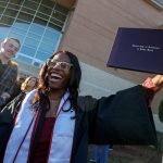 UA Little Rock students are awarded degrees during the Fall 2022 graduation ceremony at the Jack Stephens Center. Photo by Ben Krain.