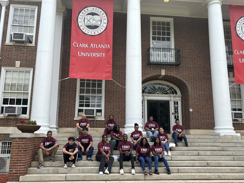 UA Little Rock students from the TRIO Student Support Services program visit Clark Atlanta University. 