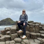 UA Little Rock student Emily DeAtley visits the Giant's Causeway north of Belfast while working abroad in Ireland this summer.