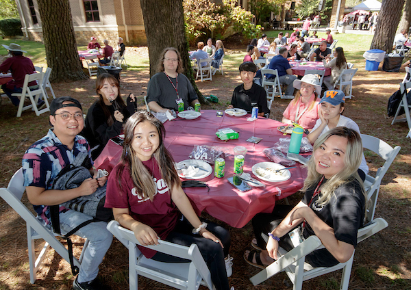 UA Little Rock students, employees, and community members enjoy the annual BBQ at Bailey event. Photo by Ben Krain.