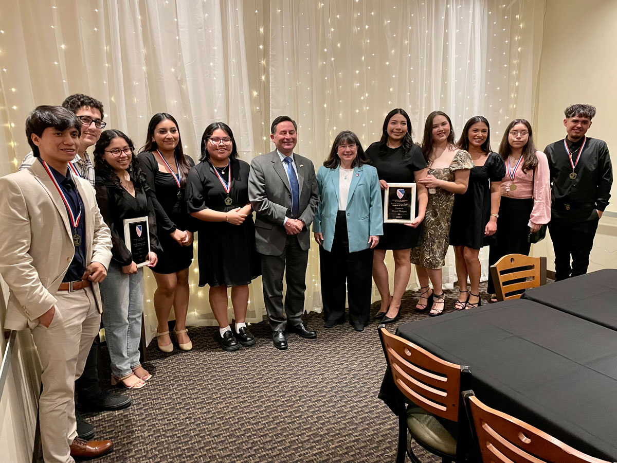 UA Little Rock students who received LULAC scholarships and awards were honored at an awards ceremony held Oct. 13 at Brave New Restaurant in Little Rock.