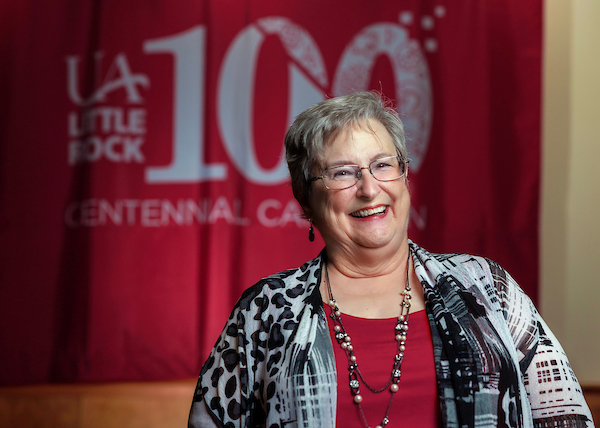 Sarah Breshears, who worked at the university for more than 40 years when she retired in 2007, has made a $25,000 gift to create an endowed scholarship for graduate students. Photo by Benjamin Krain.