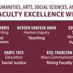 The UA Little Rock College of Humanities, Arts, Social Sciences, and Education (CHASSE) has announced Neveen Shafeek Amin, Edma Delgado-Solórzano, Heidi Skurat Harris, Daryl Tate, and Kiel Thorlton as the 2024 Faculty Excellence winners for the college.