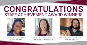 UA Little Rock Honors Schrepfer, Breen, Cane with 2024 Staff Achievement Awards