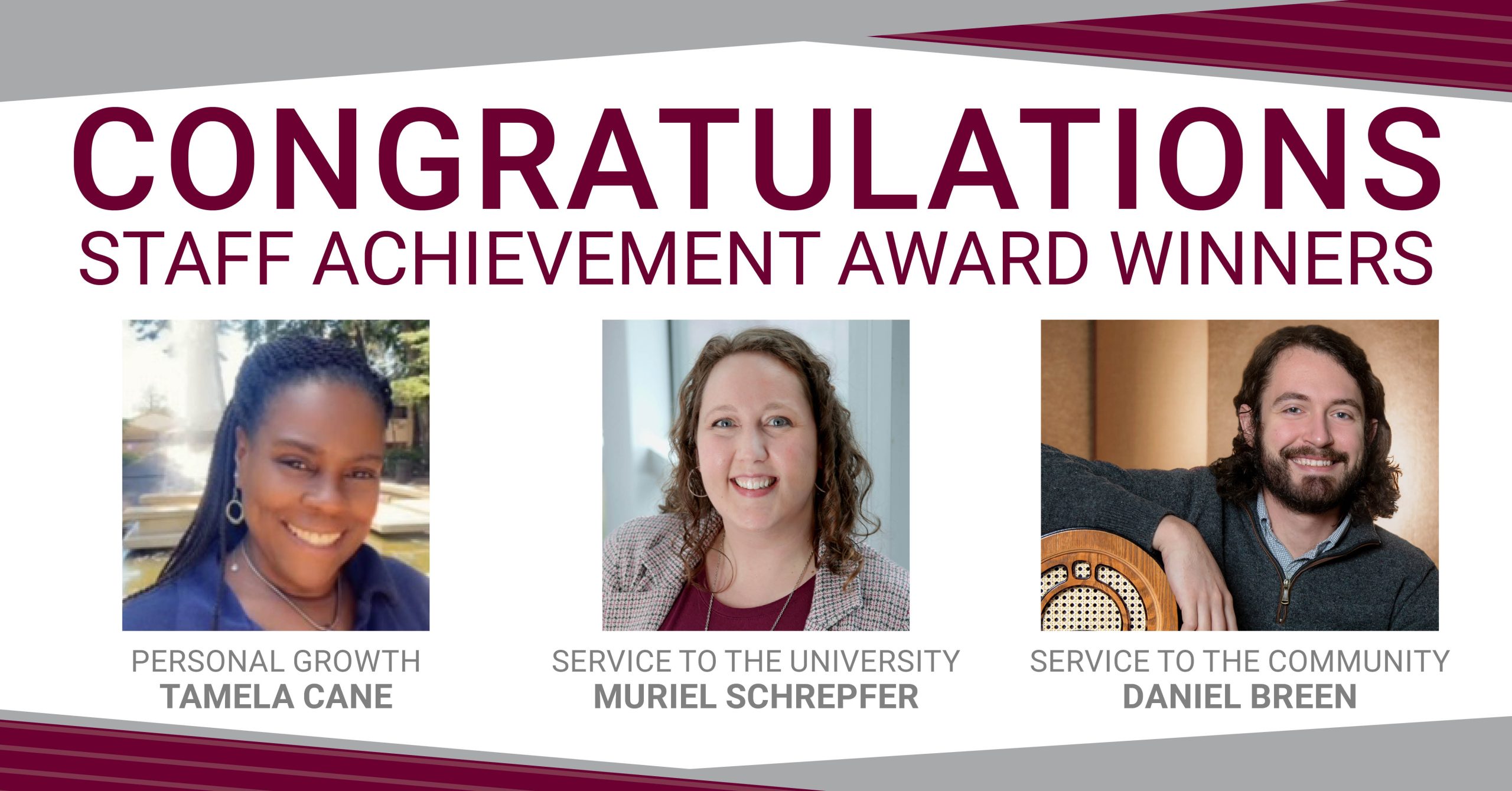 The University of Arkansas at Little Rock has honored three of the university’s outstanding staff members for their exceptional work in the areas of service to the university, community service, and personal growth.