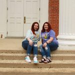 Mother and daughter graduates Caleigh Fitch Clayton and April Fitch are both graduating with social work degrees from UA Little Rock.