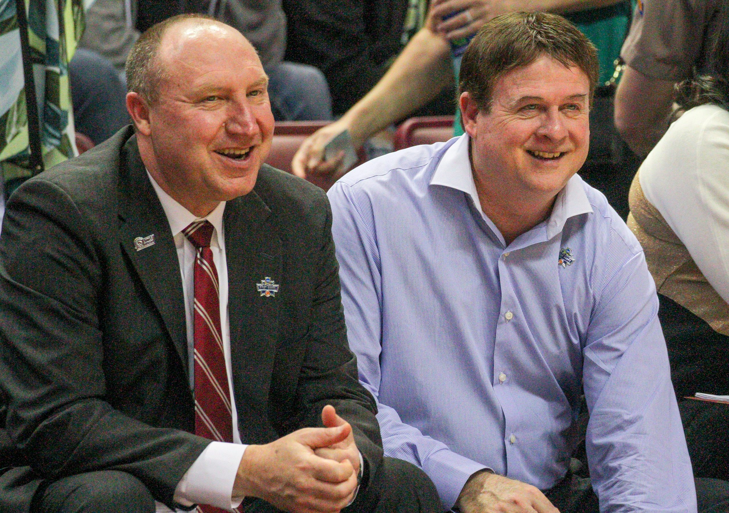 Coach Steve Wiedower and Coach Joe Foley. Photo by Ben Krain.
