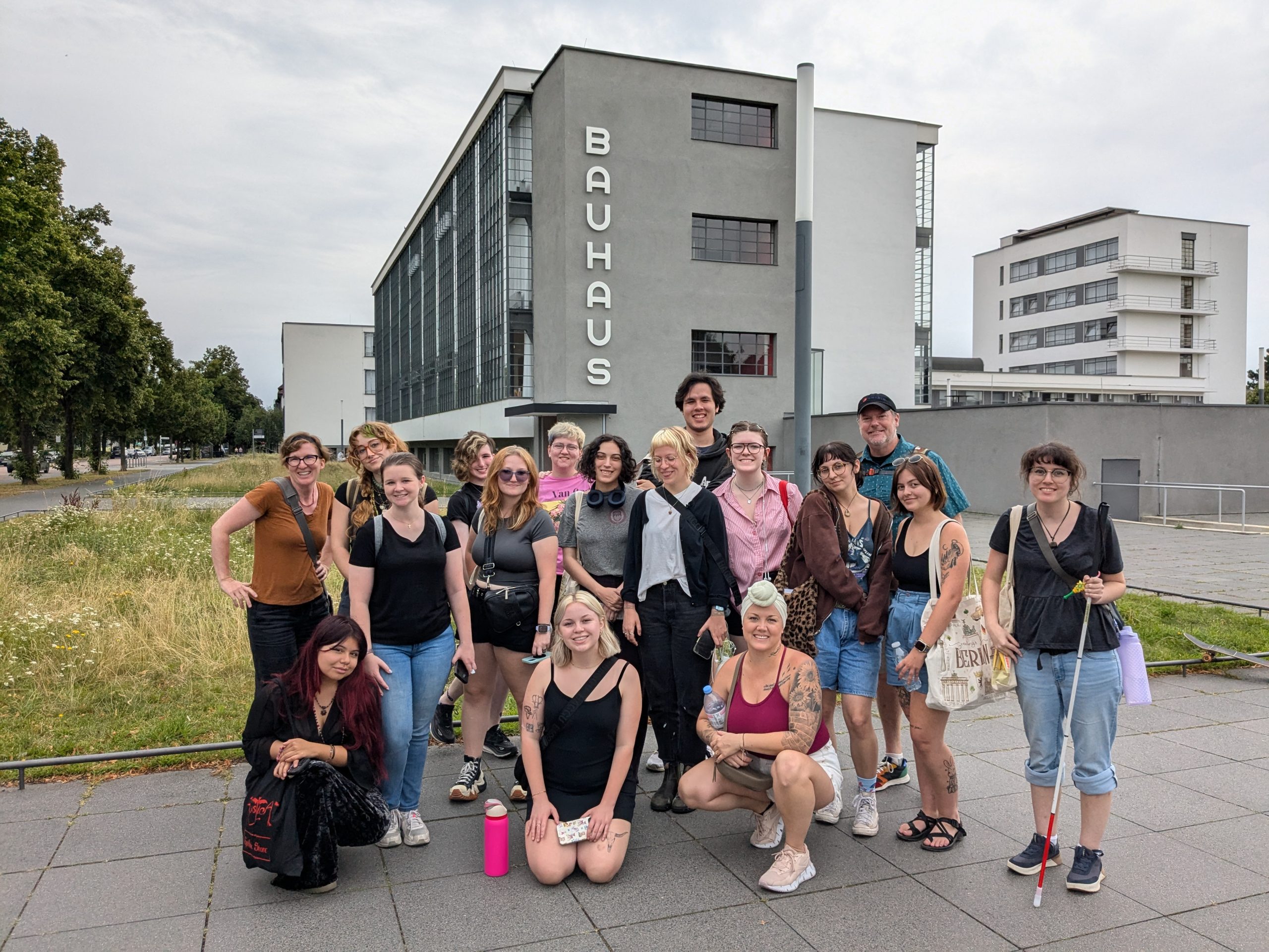 UA Little Rock students visit the Bauhaus, a school of design, architecture, and applied arts that existed in Berlin from 1919 to 1933.