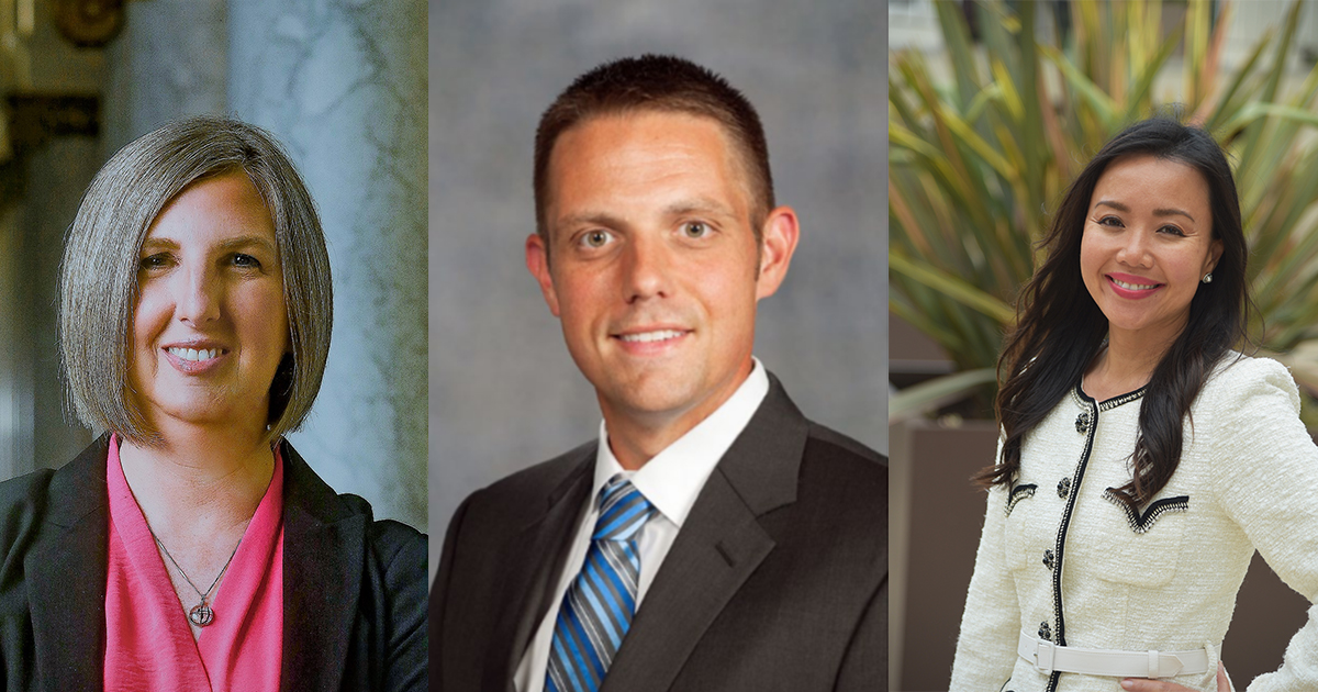 The three finalists for the next dean of the College of Business, Health, and Human Services include Dr. Shannon Collier-Tenison, Joshua Aaron, and Dr. Myla Bui.