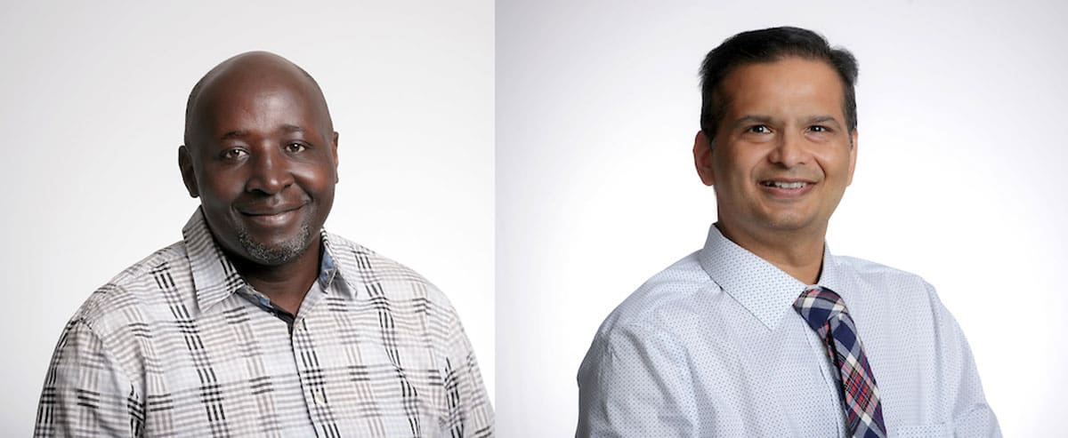 Dr. Joseph Otundo and Dr. Amar Kanekar