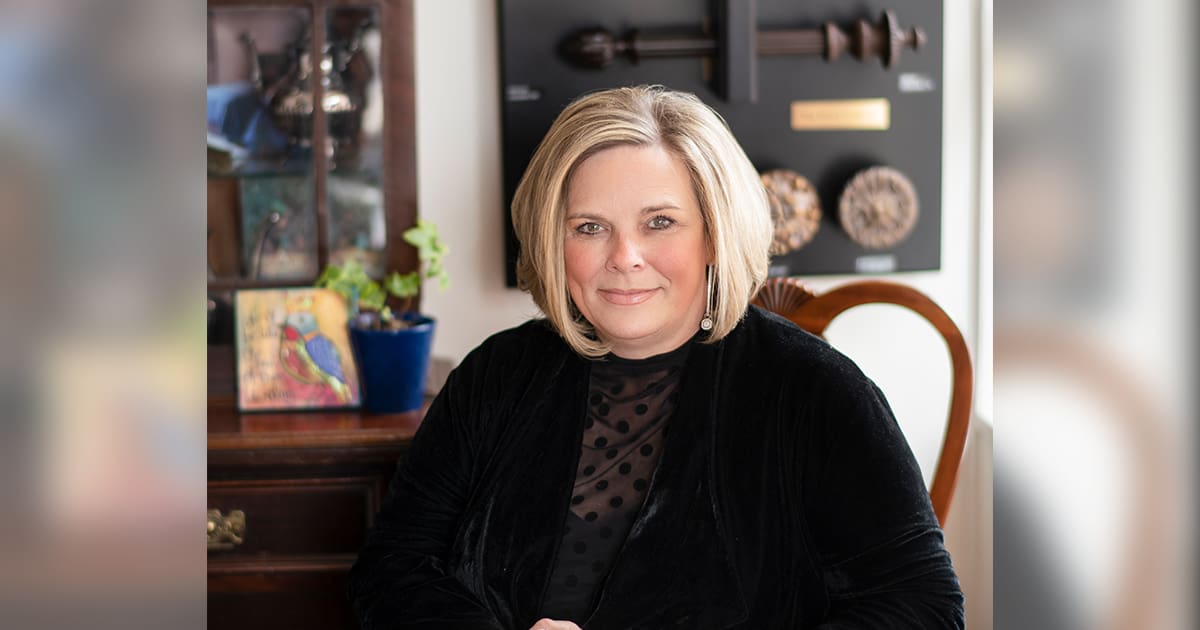 Dana Parker-Gilbert is the owner of Simply Charming Window Works and Design.