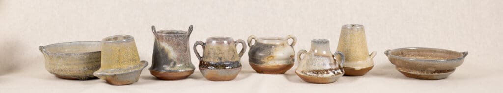 These are some of the pieces that Emma Estelle Chamber's created during her artLAUNCH fellowship at UA Little Rock