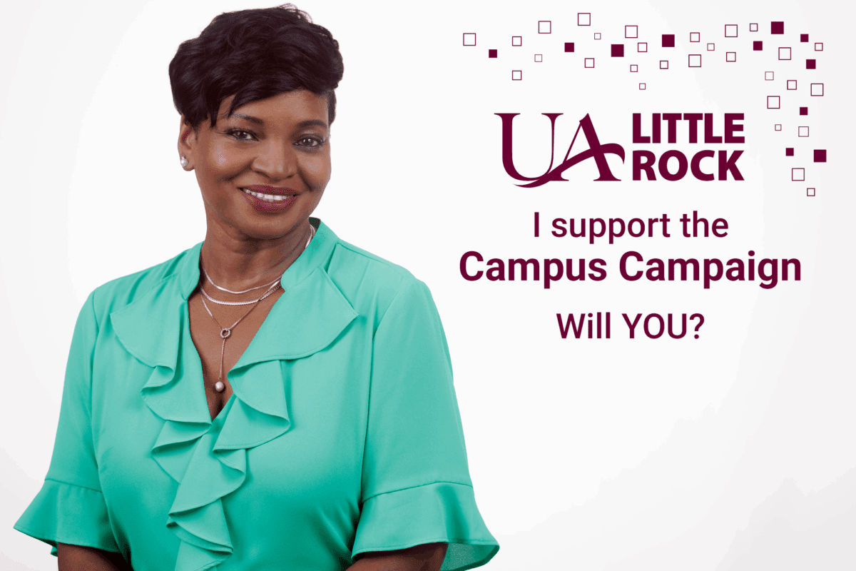 Dr. Shelia Brooks is the new chair of UA Little Rock’s 2025-26 Campus Campaign. Photo by Ben Krain.