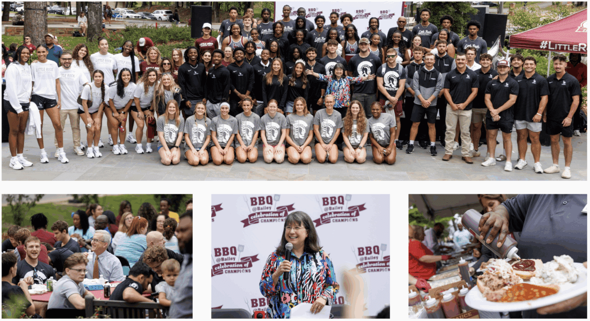 A group of photos show people celebrating at the 2025 BBQ @ Bailey event