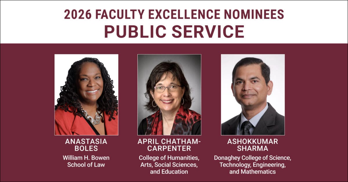 UA Little Rock Names Faculty Excellence Award College-Level Winners in Public Service