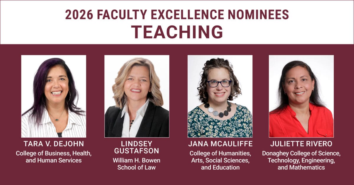 UA Little Rock Names College Level Faculty Excellence Award Winners in Teaching