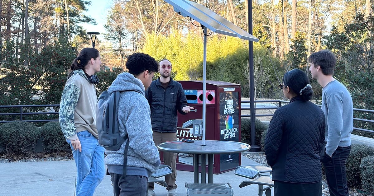 Student-Led Solar Project Expands Sustainable Outdoor Spaces at UA Little Rock