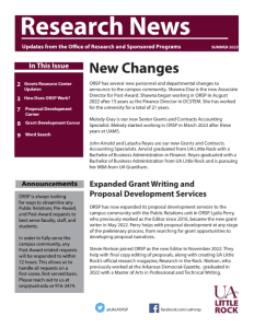 Link to the Summer 2023 Research News.