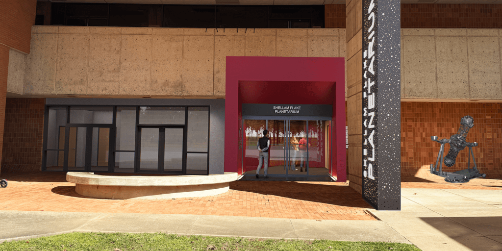 Rendering of planetarium
