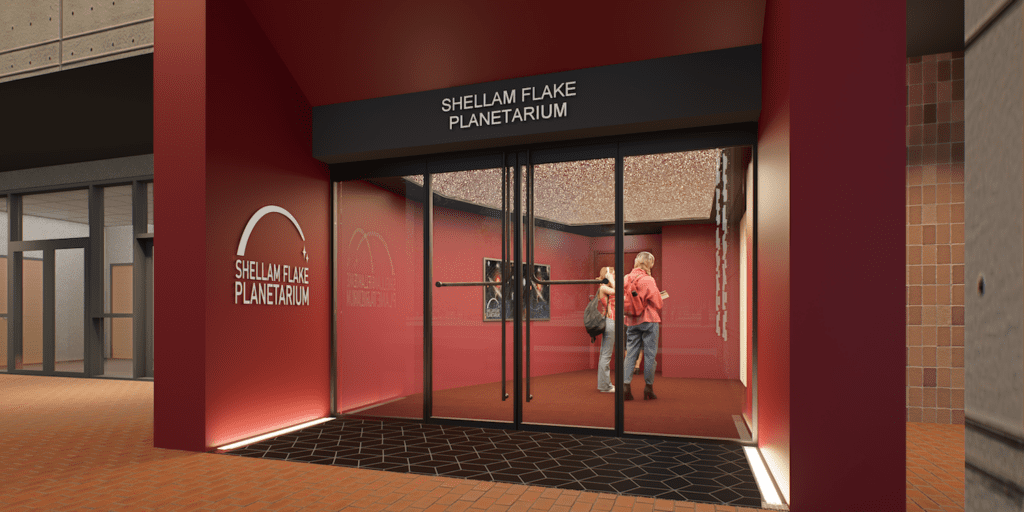 Rendering of planetarium