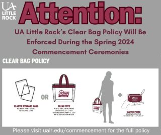 Reminder: Clear Bag Policy Will Be Enforced at Spring 2024 Commencement ...