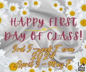 Happy Last First Day of the Spring 2024 Semester!